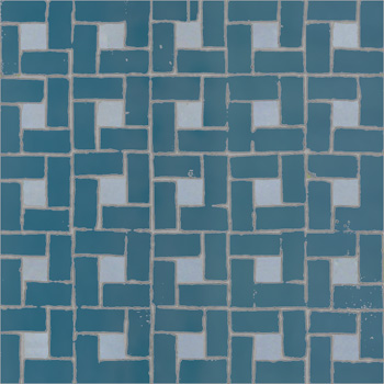 Mosaic House Moroccan tile Midi 28-17 Sky Blue,   Teal, blue, green   solid zellige, mosaic, zellij, field, pattern, glaze, simple, classic 